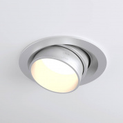 Встраиваемый светодиодный светильник Elektrostandard 9919 LED 10W 4200K серебро a052461