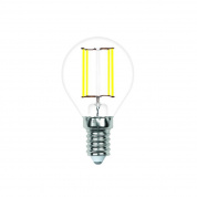 Лампа светодиодная филаментная Volpe E14 7W 4000K прозрачная LED-G45-7W/4000K/E14/CL/SLF UL-00008319