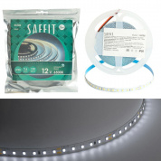 Светодиодная лента Saffit 9,6W/m 120LED/m 2835SMD холодный белый 5М SST02 55242