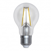 Лампа светодиодная филаментная диммируемая Uniel E27 12W 4000K прозрачная LED-A60-12W/4000K/E27/CL/DIM GLA01TR UL-00005184