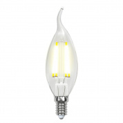 Лампа светодиодная филаментная Uniel E14 6W 4000K прозрачная LED-CW35-6W/NW/E14/CL GLA01TR UL-00002229