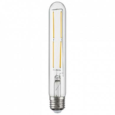 Лампа светодиодная филаментная Lightstar LED Filament E27 6W 4000K трубчатая прозрачная 933904