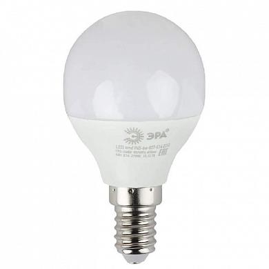Лампа светодиодная ЭРА E14 6W 2700K матовая ECO LED P45-6W-827-E14 Б0020626