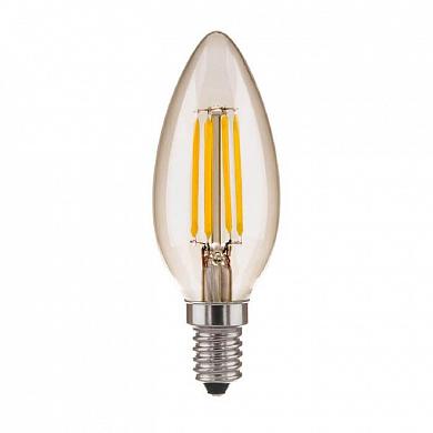 Лампа светодиодная филаментная Elektrostandard E14 7W 4200K прозрачная a049116