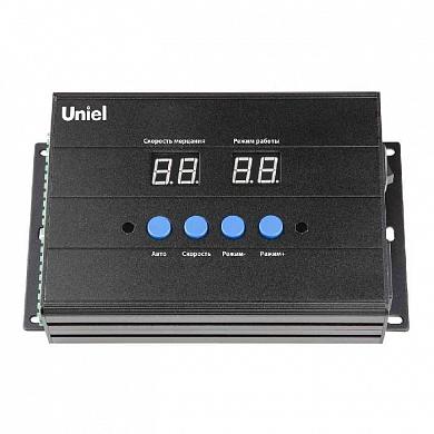 Контроллер DMX для RGB прожектора ULF-L52 Uniel ULC-L52 RGB/DC24V Black UL-00008371