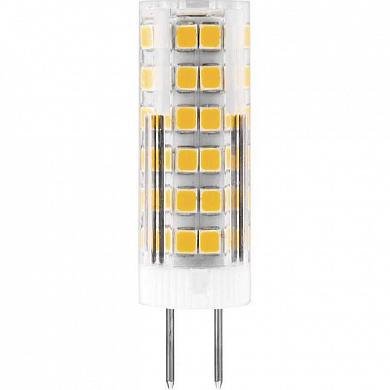 Лампа светодиодная Feron G4 7W 6400K прозрачная LB-433 25865