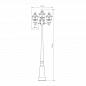 Садово-парковый светильник Elektrostandard Diadema F/3 GLYF-8046F/3 черное золото a030678