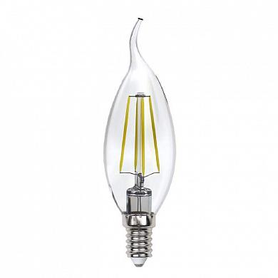 Лампа светодиодная филаментная Uniel E14 13W 3000K прозрачная LED-CW35-13W/3000K/E14/CL PLS02WH UL-00005903